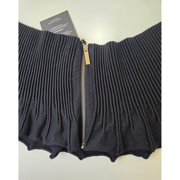 NWT MARCELLA New York Colette Bolero French Organic Cotton Vest Black Size Small - Picture 11 of 14